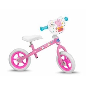 KINDERFIETS PEPPA PIG 10" ROZE + 2 JAAR