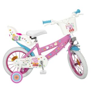KINDERFIETS PEPPA PIG 14" ROZE