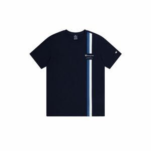 Heren-T-Shirt met Korte Mouwen Champion Crewneck Zwart