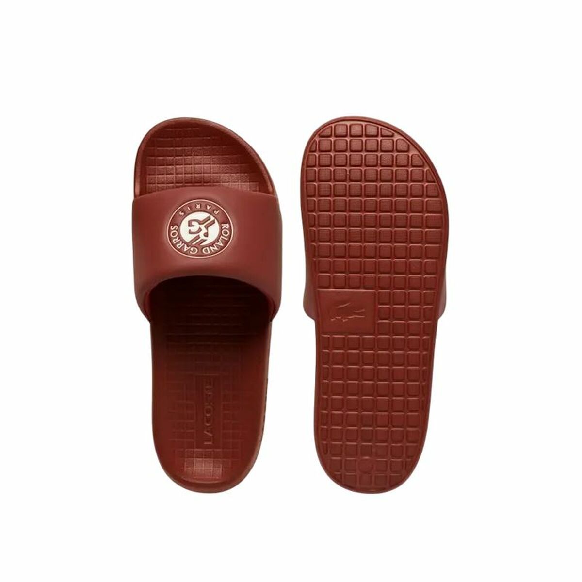 Heren Slippers Lacoste Serve AO2 Rood
