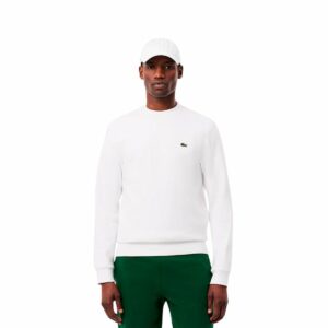 Herensweater zonder Capuchon Lacoste Core Performance Wit