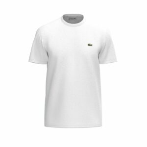 HEREN-T-SHIRT MET KORTE MOUWEN LACOSTE WIT