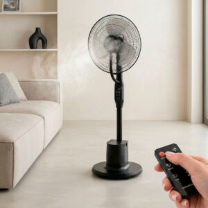 Vernevelaar-ventilator op voetstuk met afstandsbediening Sprair InnovaGoods