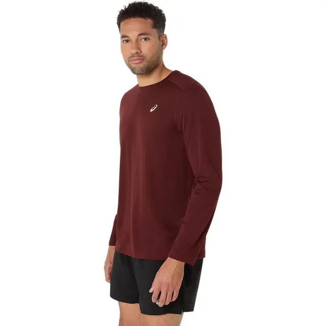 Heren-T-Shirt Asics Core Donkerrood - Afbeelding 3