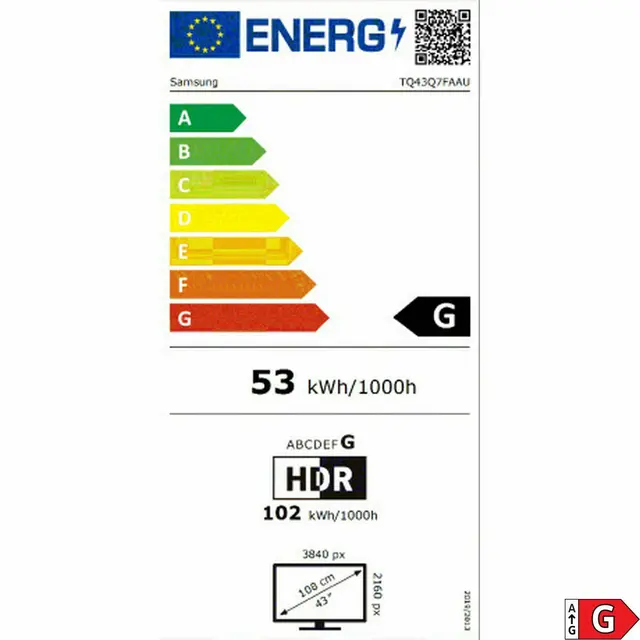 Smart TV Samsung TQ43Q7F 43" 4K Ultra HD HDR QLED - Afbeelding 2