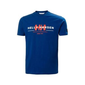 T|-SHIRT  NORD GRAPHIC HELLY HANSEN 53763 607 BLAUW ROZE