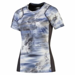 DAMES-T-SHIRT PUMA GRAPHIC TEE BLAUW