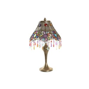 BUREAULAMP DKD HOME DECOR 31 X 31 X 52 CM GOUDEN METAAL MULTICOLOUR 220 V 25 W 50 W