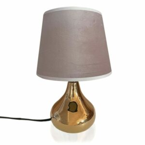 BUREAULAMP VERSA BLOOM ROZE KERAMISCH TEXTIEL (20 X 33 CM)