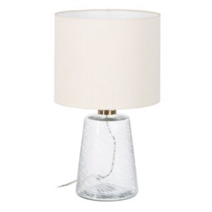 BUREAULAMP WIT GOUD EN KATOEN METAAL KRISTAL BLIK IJZER 40 W 220 V 240 V 220-240 V 30 X 30 X 53 CM 45 X 45 X 46 CM