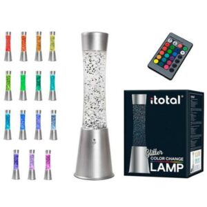 LAVALAMP ITOTAL GLITTER MULTICOLOUR 10,8 X 10,8 X 41,5 CM