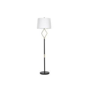 VLOERLAMP DKD HOME DECOR ZWART METAAL 50 W 220 V 41 X 41 X 161 CM