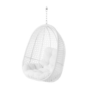 HANGENDE TUINSTOEL DIDO WIT 81 X 64 X 111,5 CM