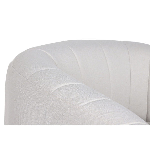 LEUNSTOEL DKD HOME DECOR ZWART BEIGE GOUD SCHUIM HOUT METAAL 81 X 75 X 73 CM - Afbeelding 4