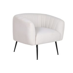 LEUNSTOEL DKD HOME DECOR ZWART BEIGE GOUD SCHUIM HOUT METAAL 81 X 75 X 73 CM