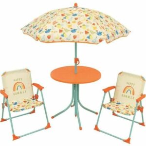 TAFEL MET STOELEN FUN HOUSE FRUITY'S Ø 46 CM KINDEREN