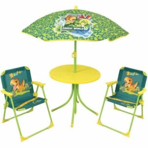 TAFEL MET STOELEN FUN HOUSE JURASSIC DINOSAUR