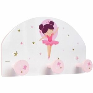 WANDKAPSTOK FUN HOUSE ROZE HOUT MDF (33 X 46 X 15 CM)