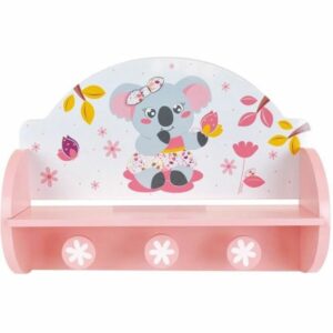 WANDKAPSTOK FUN HOUSE ROZE HOUT MDF (33 X 46 X 15 CM)