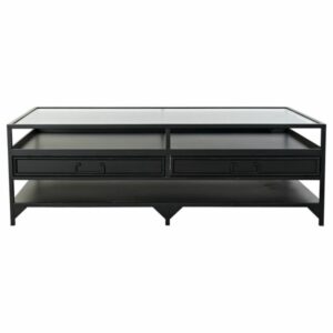 HOOFDTAFEL DKD HOME DECOR METAAL KRISTAL (120 X 60 X 40 CM)