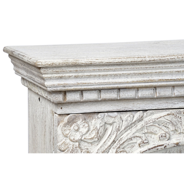 TV-MEUBEL DKD HOME DECOR METAAL WIT MANGOHOUT 160 X 40 X 65 CM - Afbeelding 2