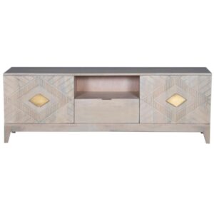 TV-MEUBEL DKD HOME DECOR BEIGE METAAL MANGOHOUT 175 X 40 X 60 CM