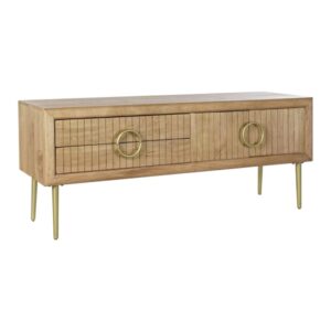 TV-MEUBEL DKD HOME DECOR GOUD BRUIN MANGOHOUT (147 X 40 X 60 CM)
