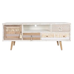 TV-MEUBEL DKD HOME DECOR NATUURLIJK 150 X 40 X 60 CM SPAR WIT