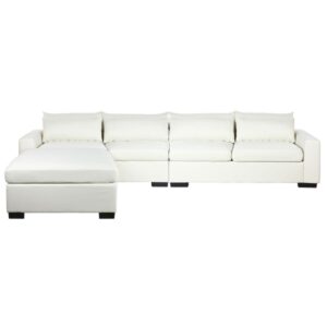 CHAISE LONGUE SOFA DKD HOME DECOR BEIGE CRÈME HOUT MODERN 386 X 218 X 88 CM