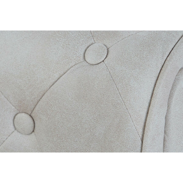 SOFA DKD HOME DECOR 151 X 82 X 70 CM NATUURLIJK HOUT BRUIN CRÈME VINTAGE - Afbeelding 3