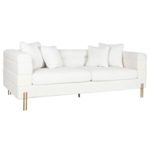 SOFA DKD HOME DECOR WIT METAAL 205 X 85 X 73 CM