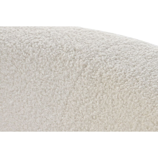 SOFA DKD HOME DECOR WIT MOSTERD METAAL WOLKEN SCANDI 155 X 75 X 92 CM - Afbeelding 2