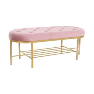 KRUK DKD HOME DECOR 100 X 35 X 40 CM ROZE GOUD EN METAAL