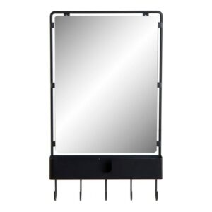 WANDKAPSTOK DKD HOME DECOR ZWART METAAL LOFT 40 X 9 X 72 CM (1 STUKS)