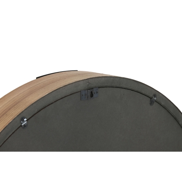 Muurklok Home ESPRIT Zilverkleurig Natuurlijk Metaal Kristal 80 X 8,5 X 80 cm - Afbeelding 4