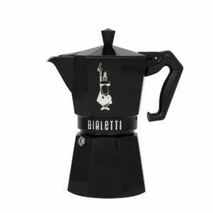 Italiaanse Koffiepot Bialetti MOKA EXCLUSIVE Zwart Aluminium 6 Kopjes