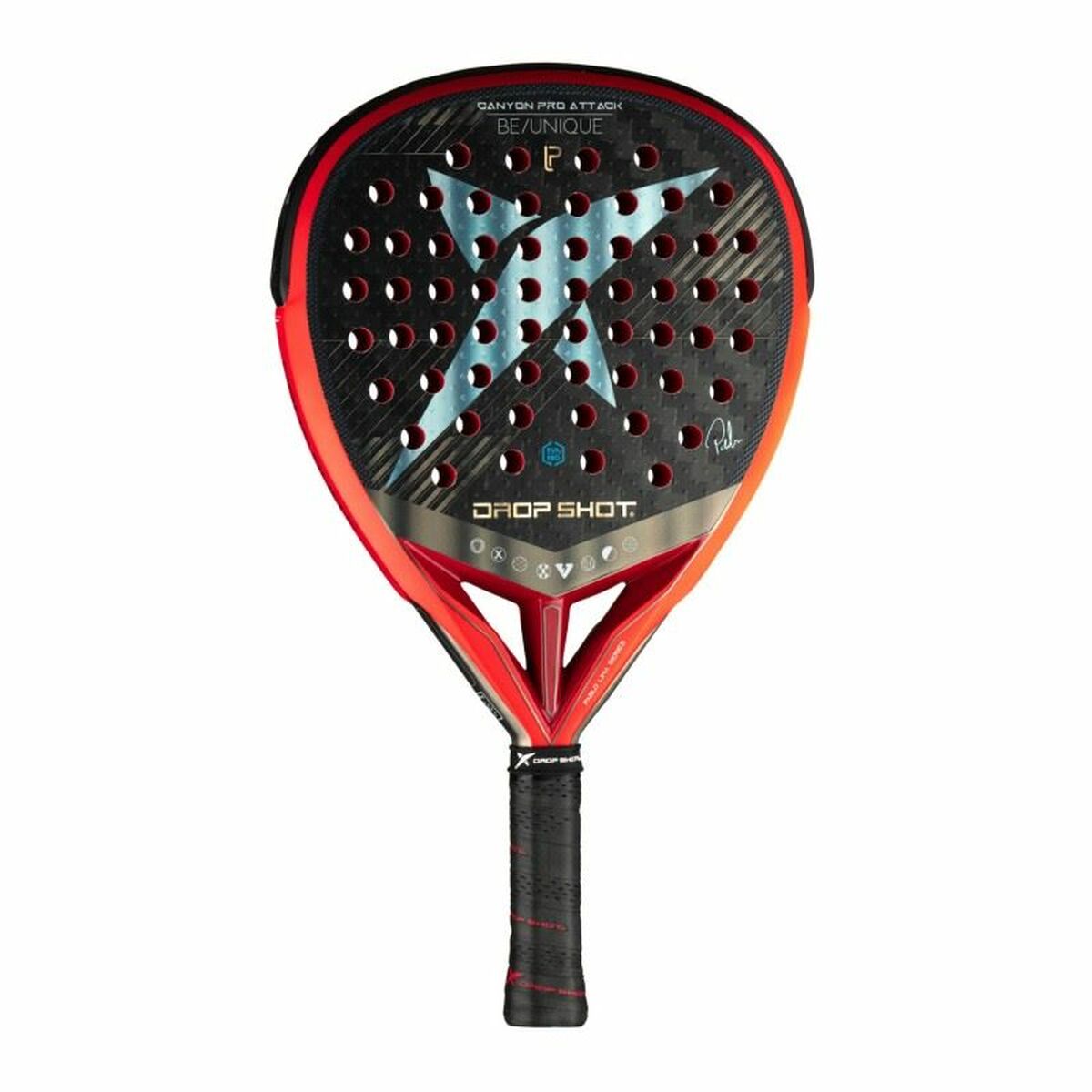 Padel Racket Drop Shot Canyon Pro Attack Zwart - Afbeelding 5