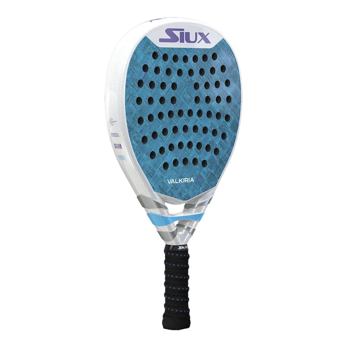 Padel Racket Siux Valkiria Pro 2025 Wit Donkergrijs - Afbeelding 2