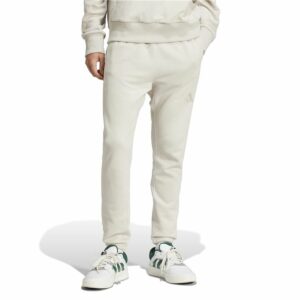 Lange sportbroek Adidas All Szn French Terry Regular Tapered Wit Beige Mannen