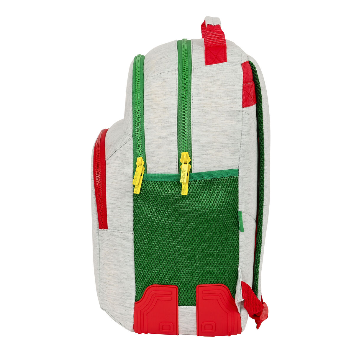 Schoolrugzak Benetton Pop Grijs (32 x 42 x 15 cm) - Afbeelding 3