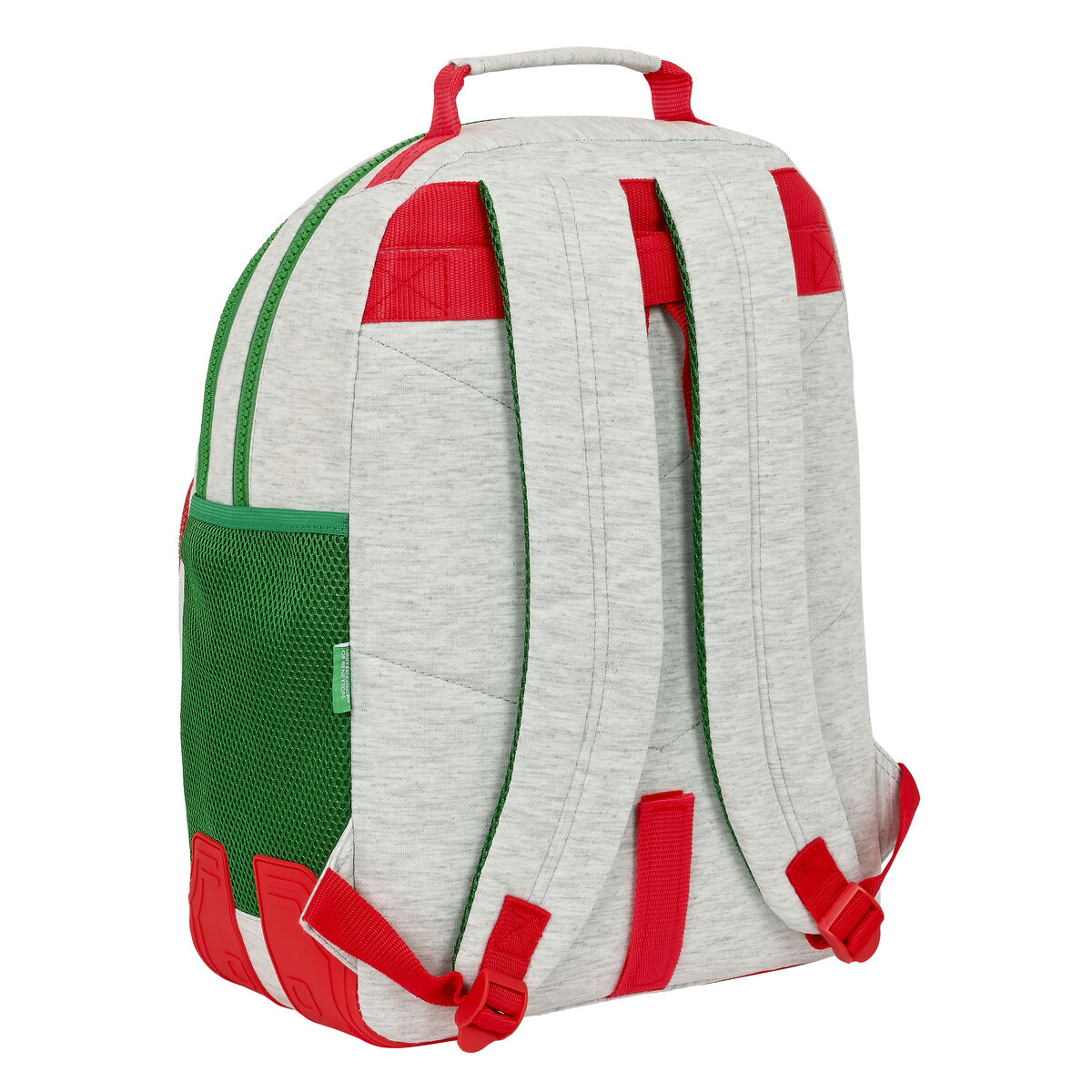 Schoolrugzak Benetton Pop Grijs (32 x 42 x 15 cm) - Afbeelding 2