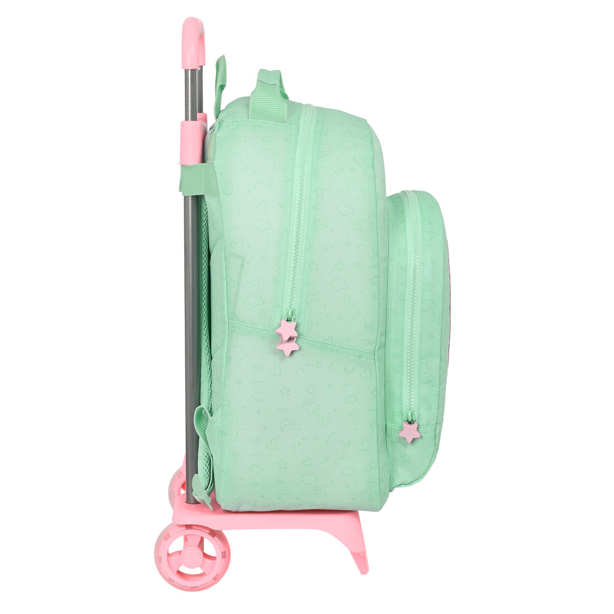 Schoolrugzak met Wielen BlackFit8 Moon Groen 32 x 42 x 15 cm - Afbeelding 3