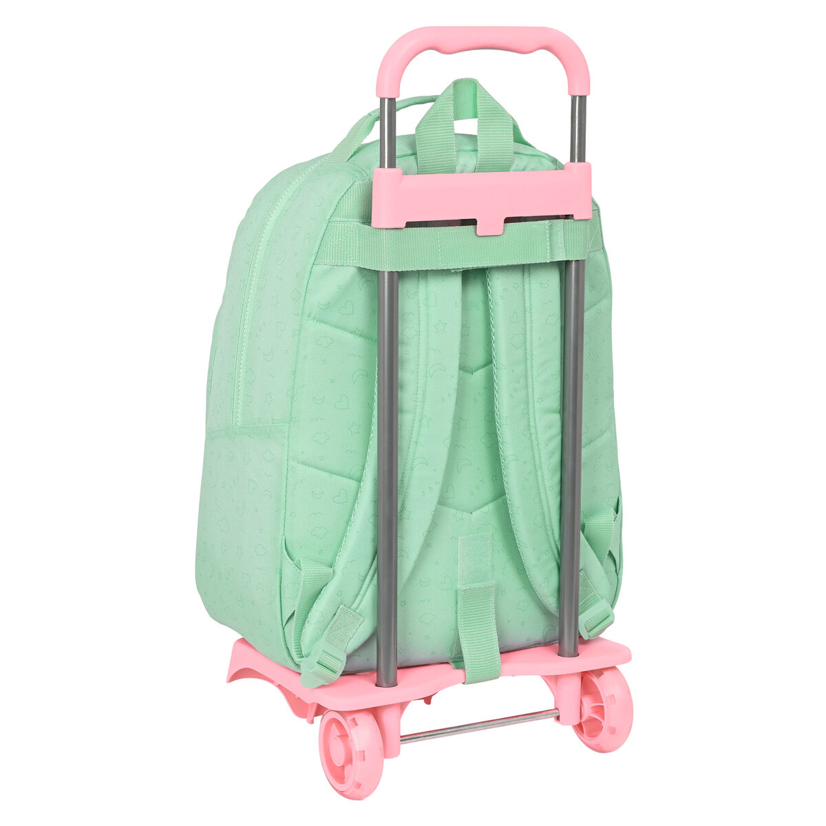 Schoolrugzak met Wielen BlackFit8 Moon Groen 32 x 42 x 15 cm - Afbeelding 2