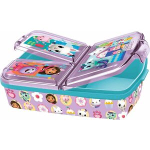 Broodtrommel Gabby's Dollhouse Party Licht Roze 16 x 6 x 12,5 cm Kinderen