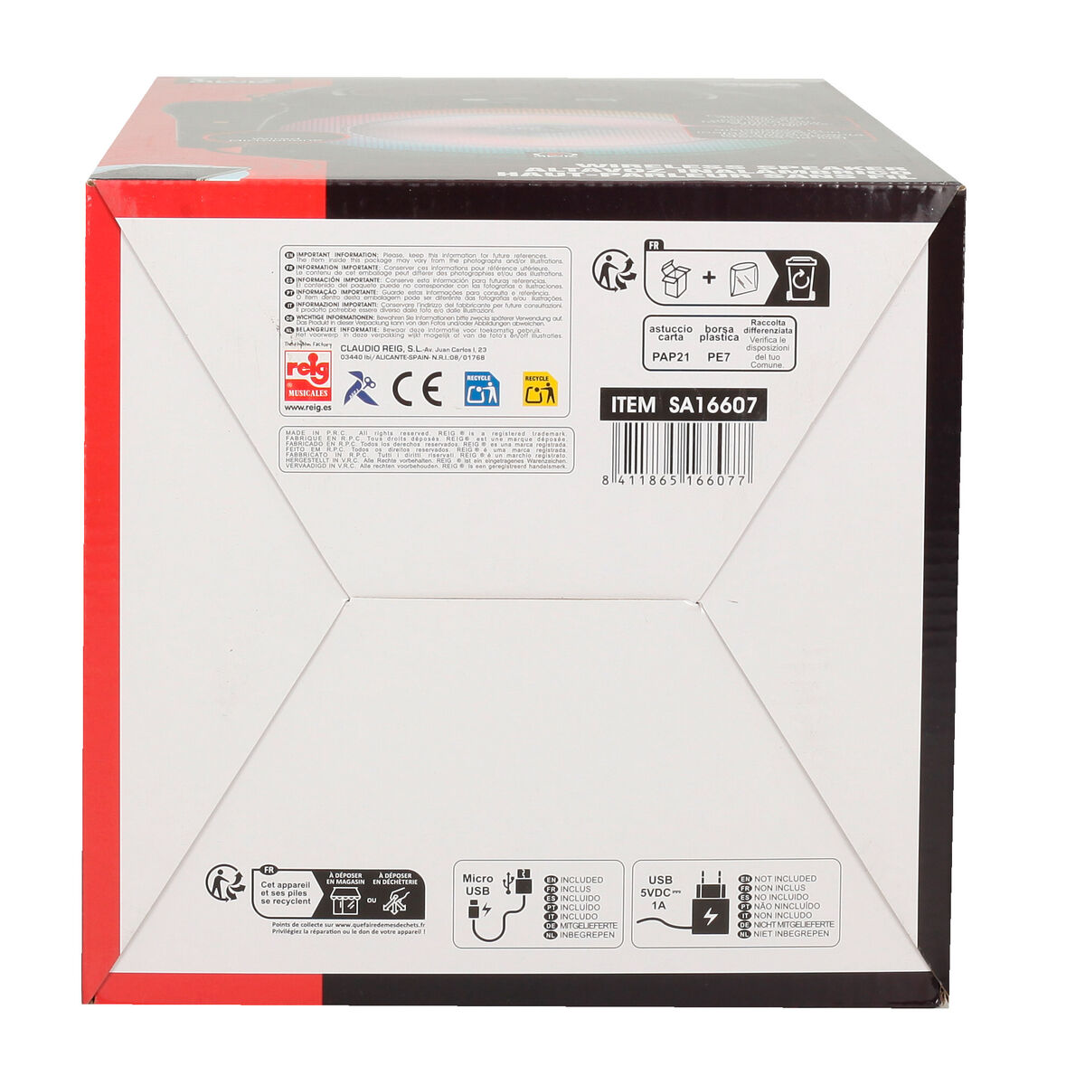 Draagbare Bluetooth Luidspreker met Microfoon Reig - Afbeelding 2