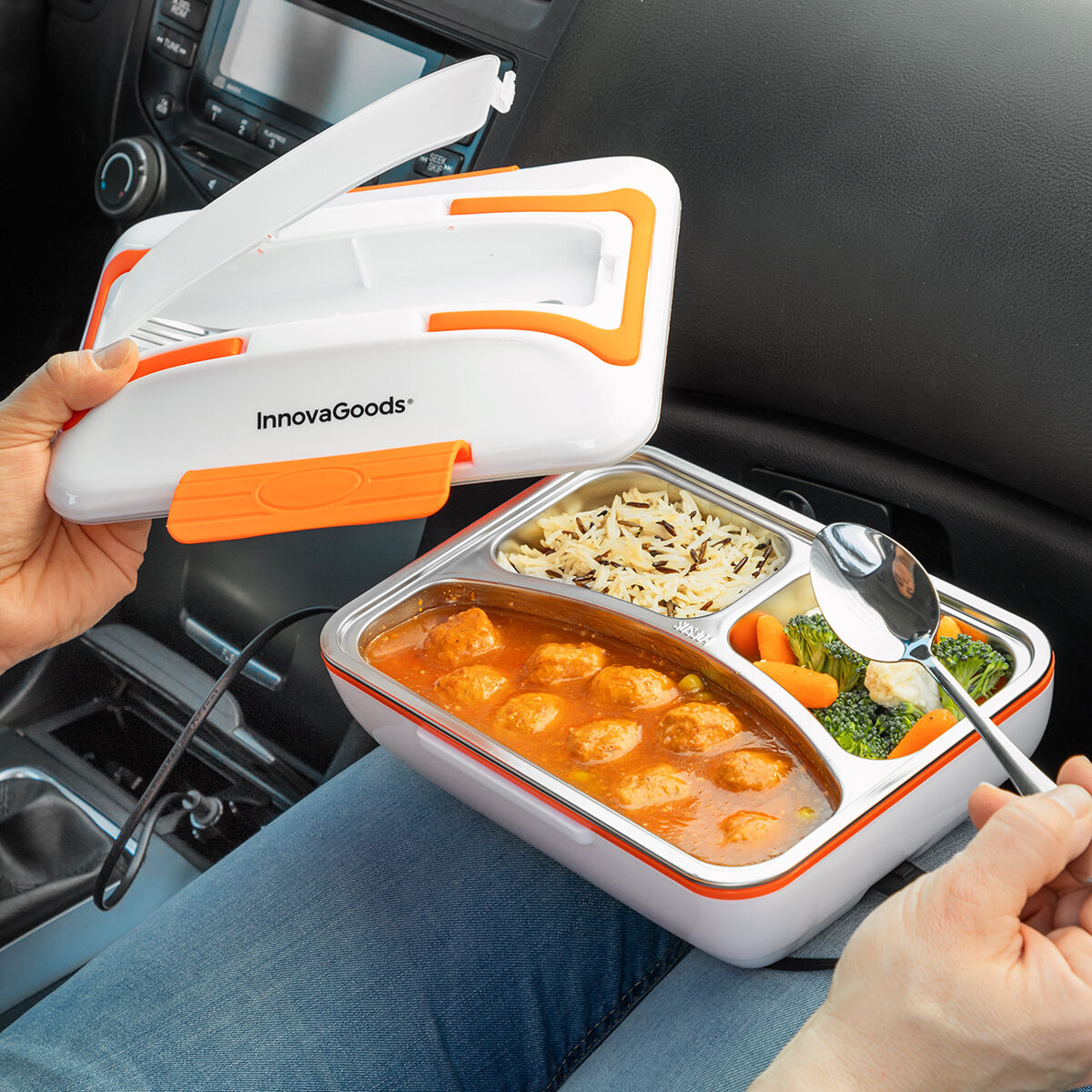 Electrische Lunchtrommel voor Auto's Pro Bentau InnovaGoods - Afbeelding 2