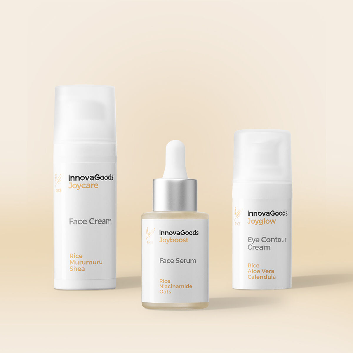 Gezichtshydratatiepakket Rice InnovaGoods