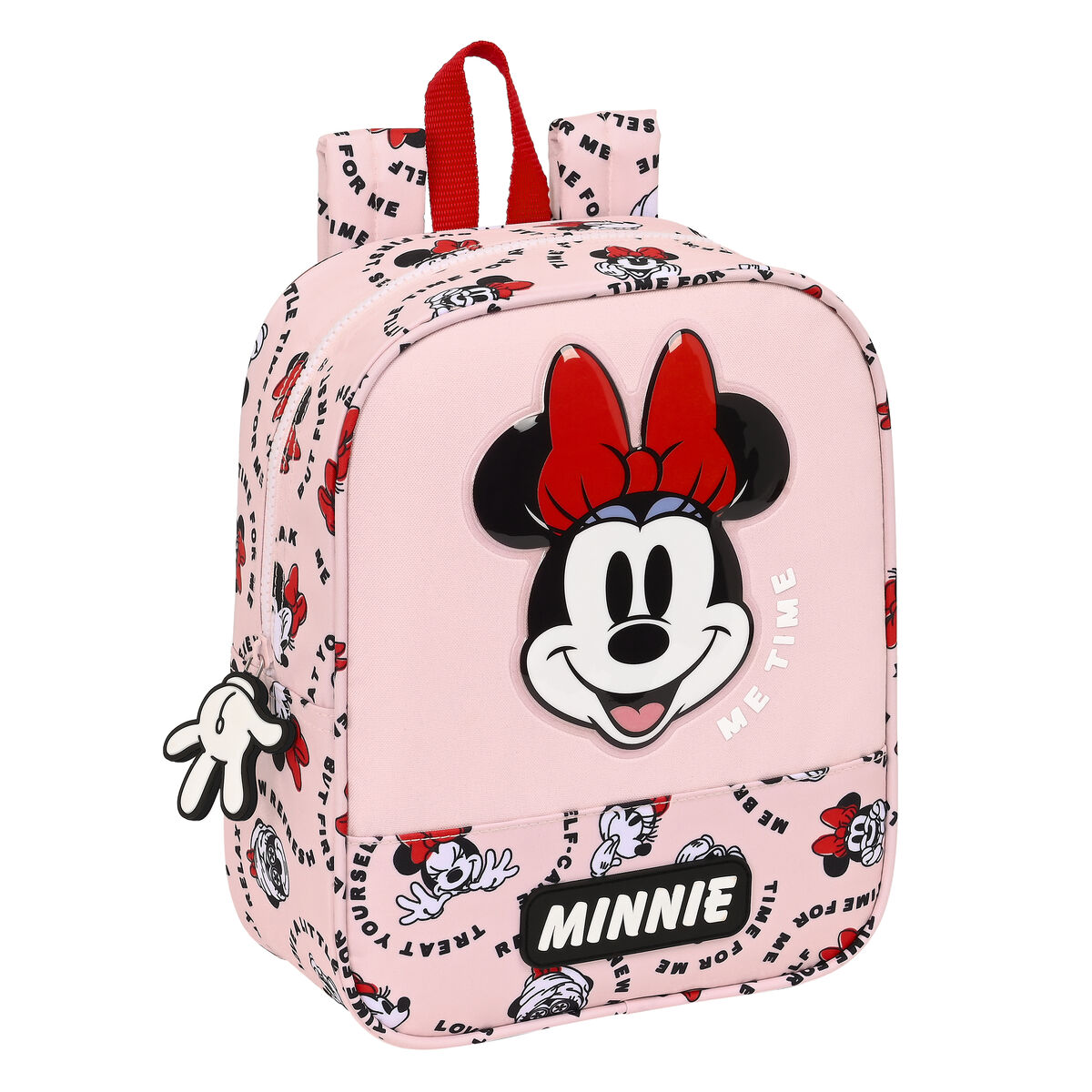 Kinderrugzak Minnie Mouse Me time Roze (22 x 27 x 10 cm) - Afbeelding 4