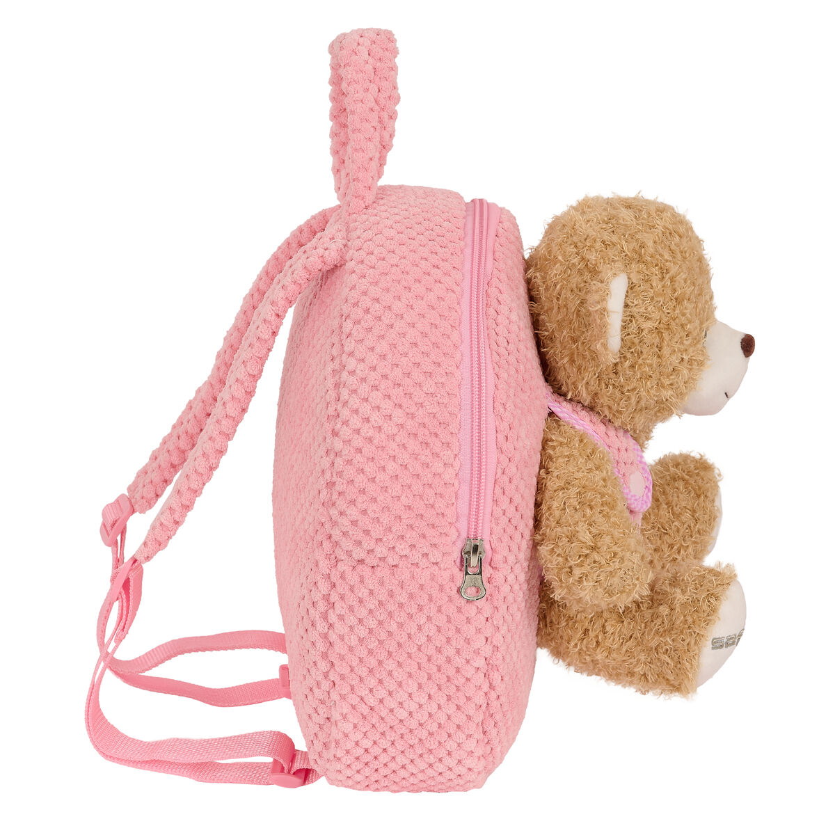 Kinderrugzak Safta Knuffelbeer Roze 23 x 27 x 7,5 cm - Afbeelding 2