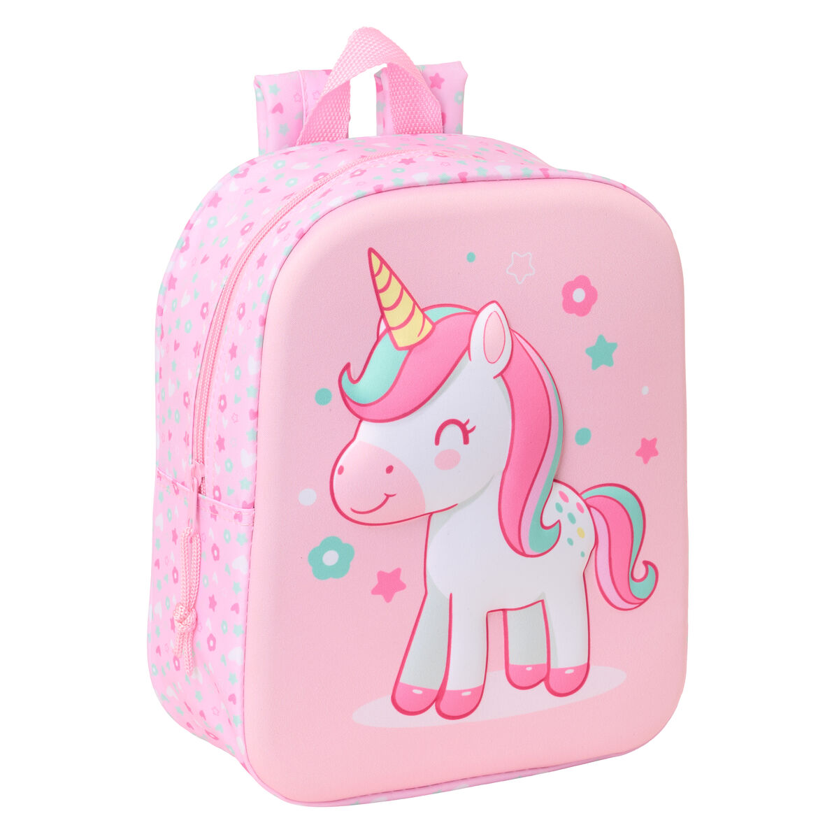 Kinderrugzak Safta Roze 22 x 27 x 10 cm 3D